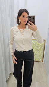 PULL FIORE PANNA ART..D3035